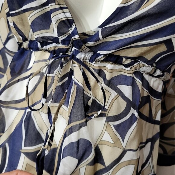 MICHAEL KORS - Deep V-neck Blouses - Picture 6 of 11